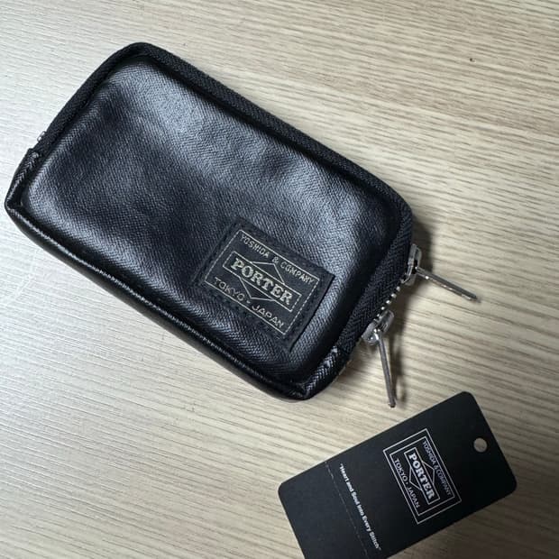 요시다포터 프리스타일 멀티코인 케이스 블랙 동전지갑