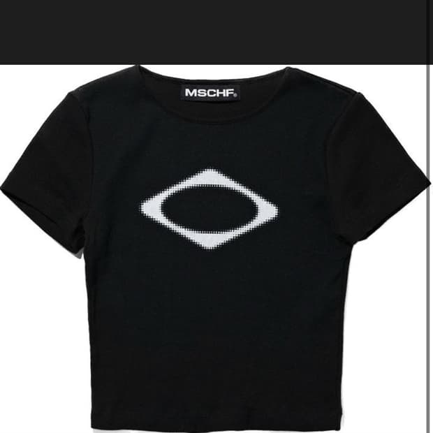 미스치프 23ss RHOMBUS BLUR T-SHIRTS MINI