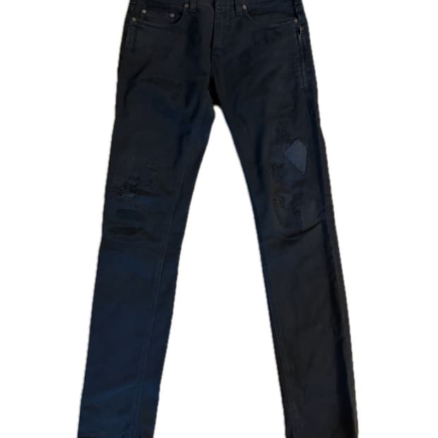 NEIL BARRETT Signature Distressed Denim