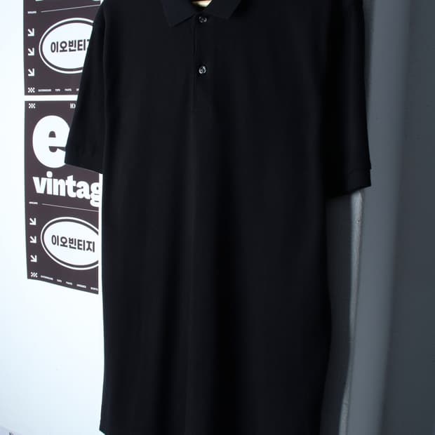 (XL-2XL) 지오다노 반팔 카라 티셔츠 빅사이즈 무지-H34816