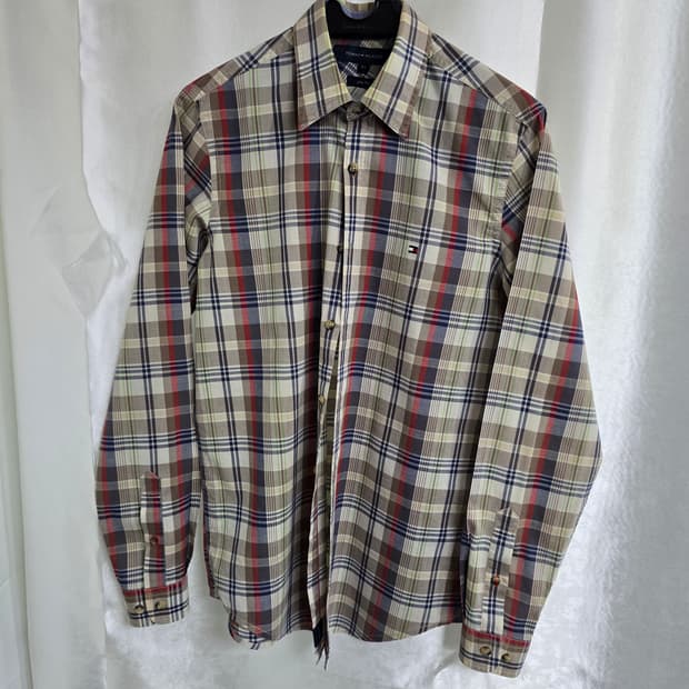 타미힐피거 체크 긴팔 셔츠 (1864)
