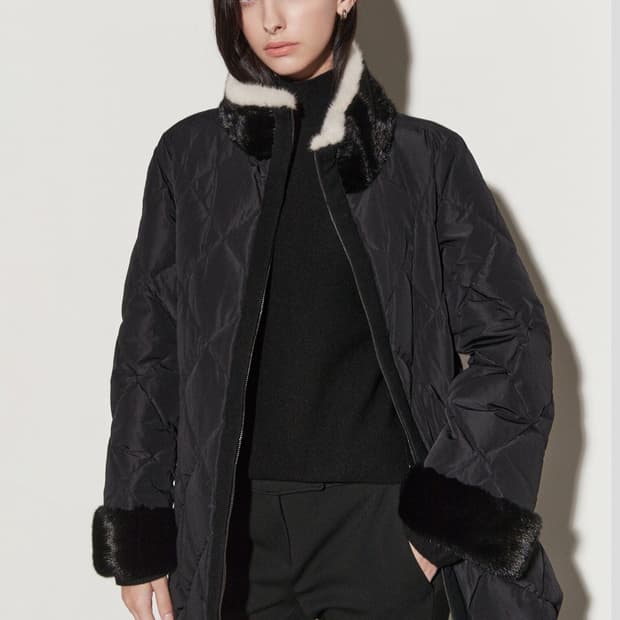 아이잗컬렉션 밍크스트리밍 구스다운 퀼팅 패딩 (최고가의 패딩)