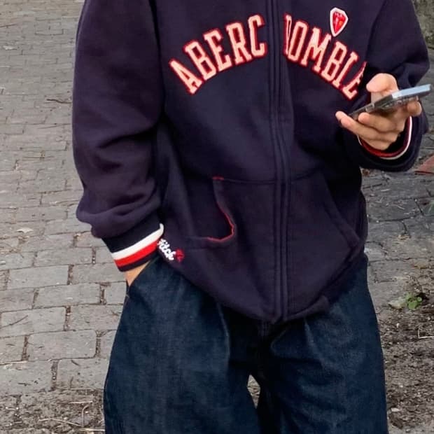 아베크롬비 집업 자켓 xl