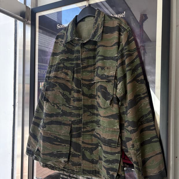 90s US Army 타이거 카모 오버셔츠 