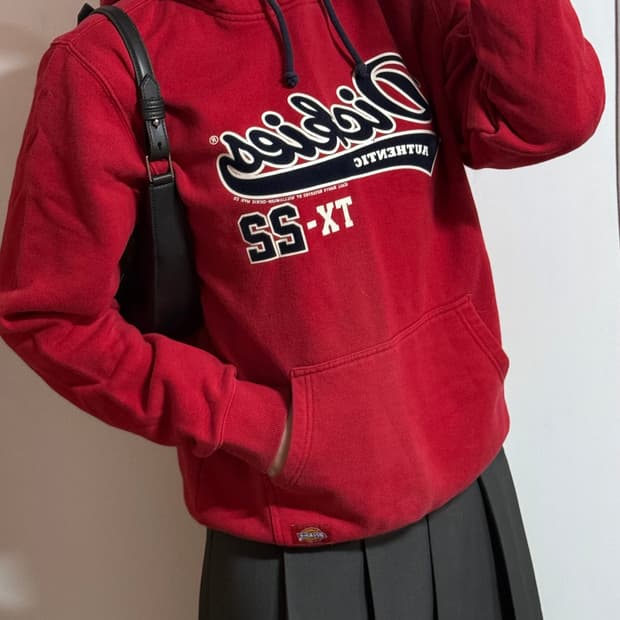 DICKIES 디키즈 빅로고 후드티 L