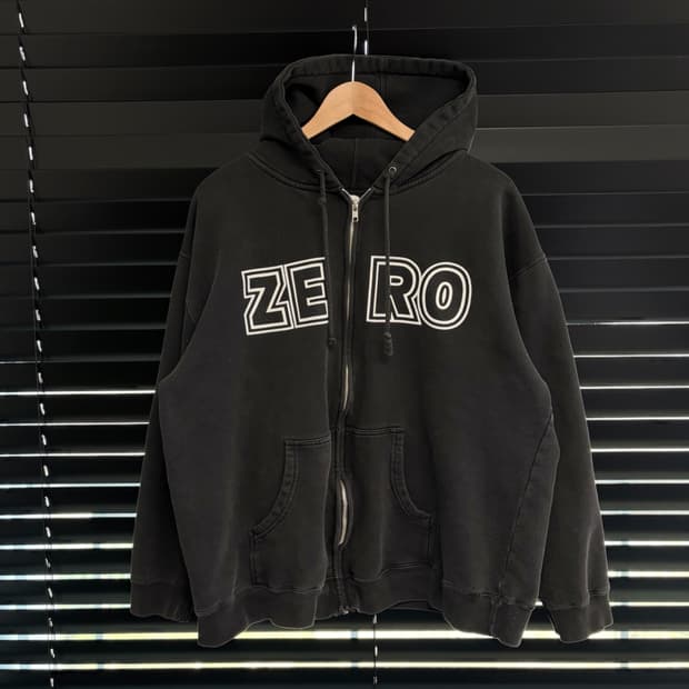 L)90's 제로 스케이트보드 후드집업