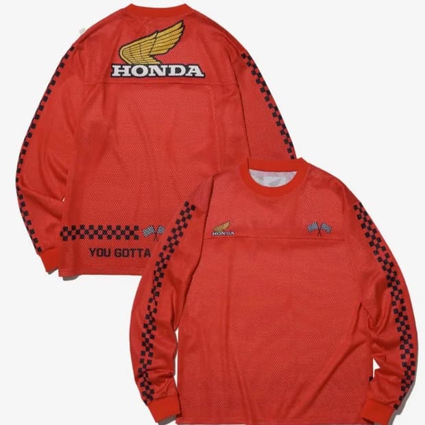 혼다 Wing Logo Track Jersey Long Sleeve