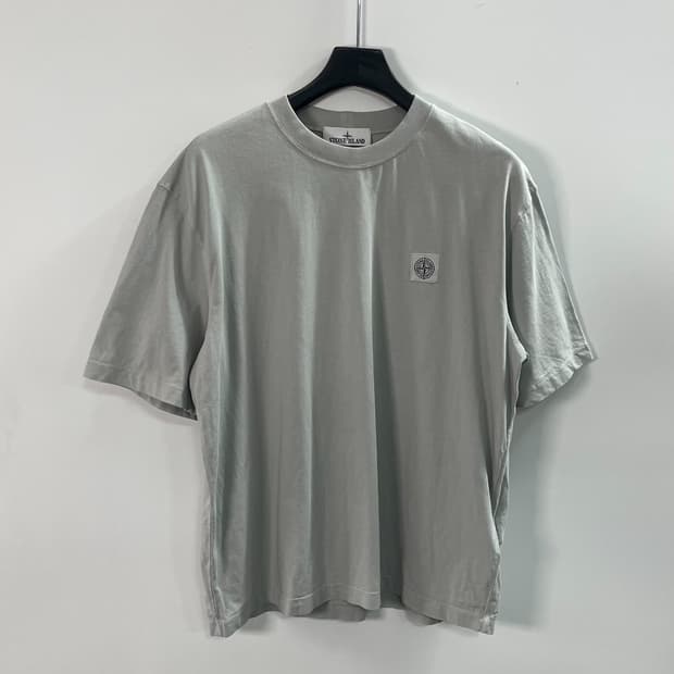 24ss 스톤아일랜드 박스로고 반팔티 (on.1458)