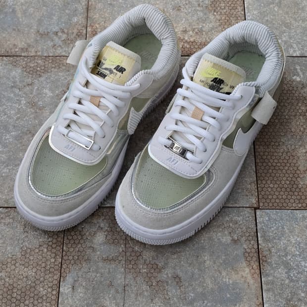 (245)나이키 에어포스 1 쉐도우 퓨어 플래티넘 