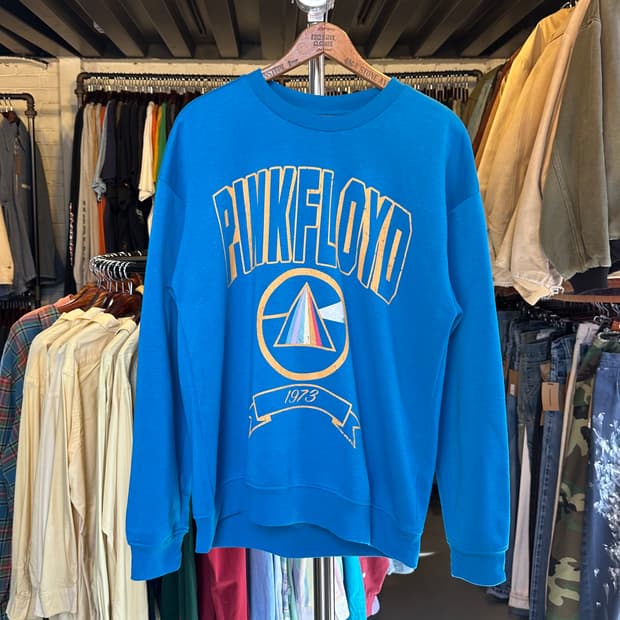 핑크플로이드 락밴드 프린팅 스웻셔츠