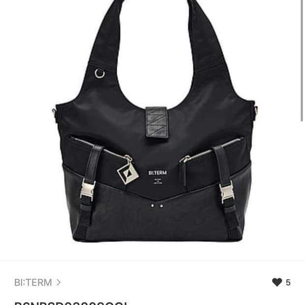 BI:TERM 숄더백 블랙 새상품 hi