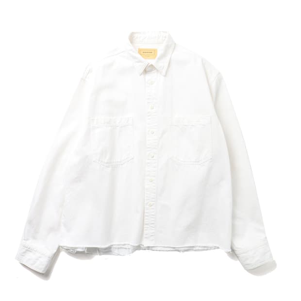 SEVEN BY SEVEN Cut-off Denim Shirt