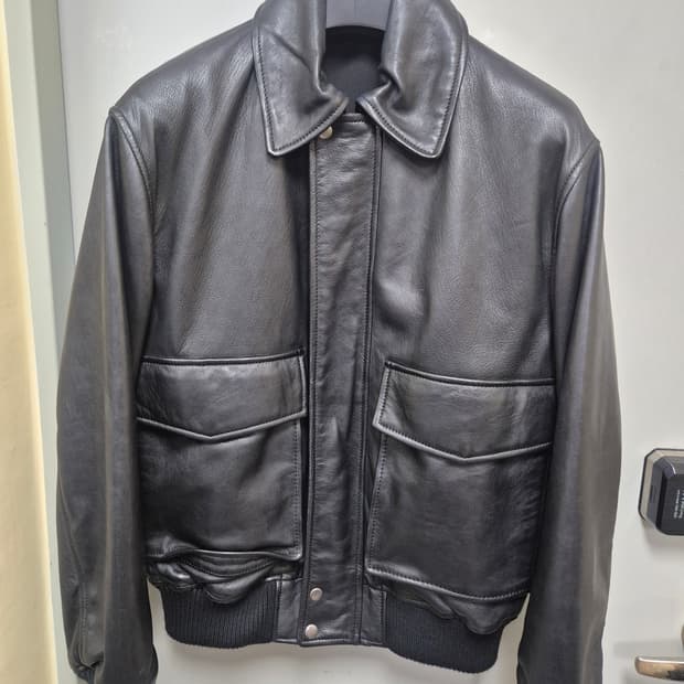 ZARA 자라 A2 가죽자켓 블랙