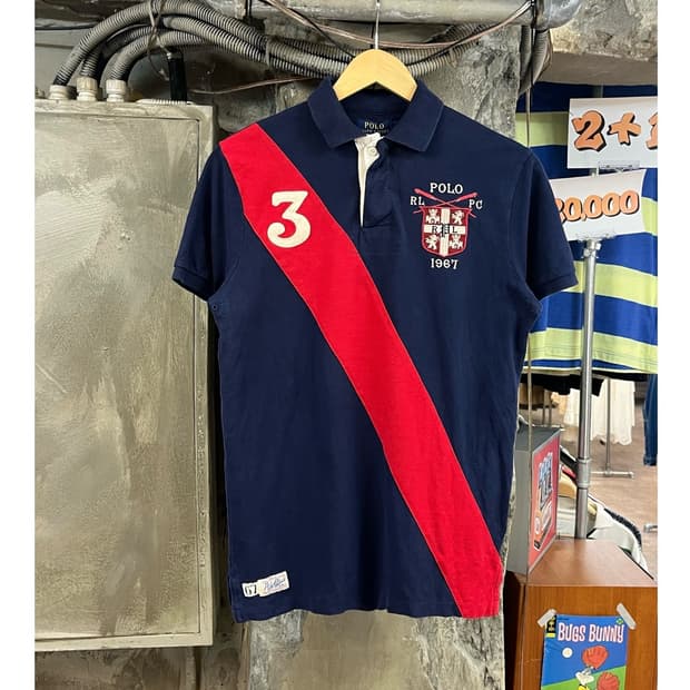 폴로 랄프로렌 PK 반팔 카라티 네이비 S #csz3815