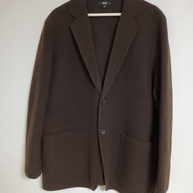 유니클로C 니트자켓 XL 다크브라운