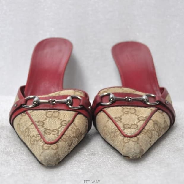 구찌/여성자갸드홀스빗샌들슬리퍼(사이즈245)정품