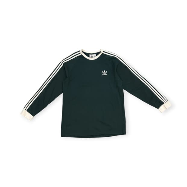 아디다스 그린 스트라이프 롱슬리브