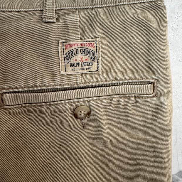 90s 폴로 올드라벨 치노팬츠