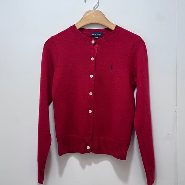 Polo Ralph Lauren 폴로 랄프로렌 레드 가디건 
