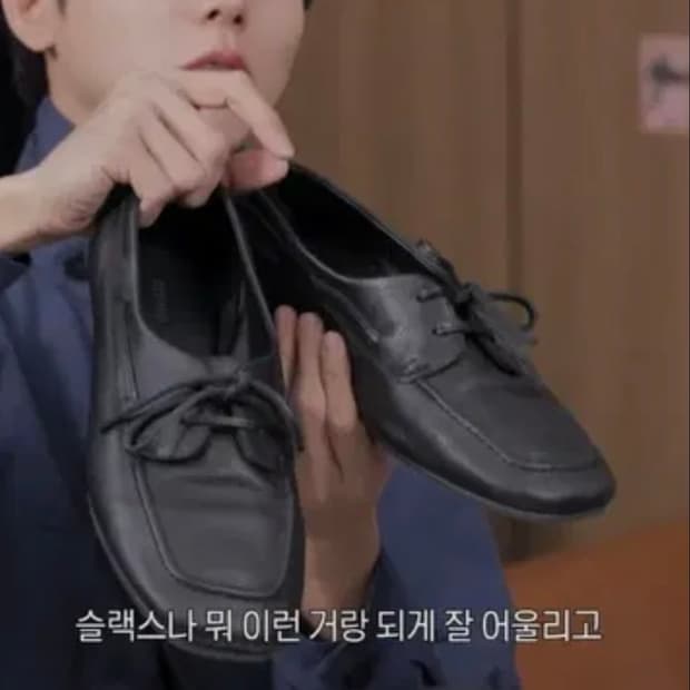 자라 레더 데크 슈즈 브라운(41) 주우재 로퍼