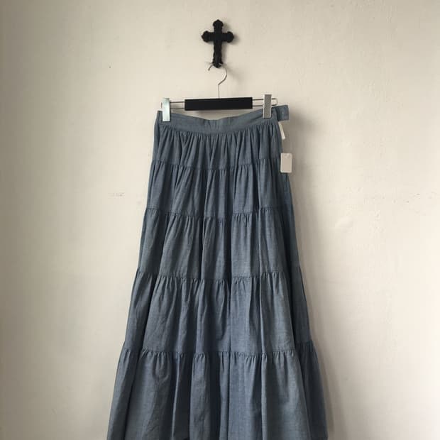Layer long skirt