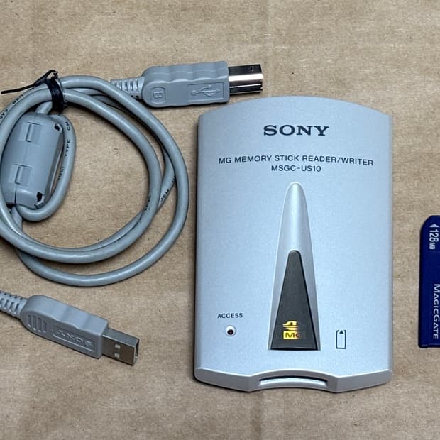 소니 메모리스틱 리더기 + 128MB 메모리스틱 세트