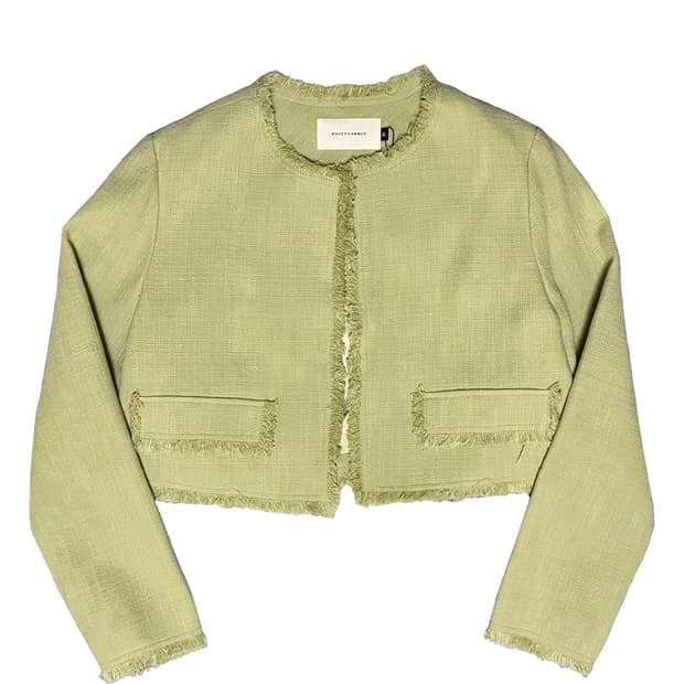 분더캄머 WNDERKAMMER 린넨 크롭 자켓 (M)