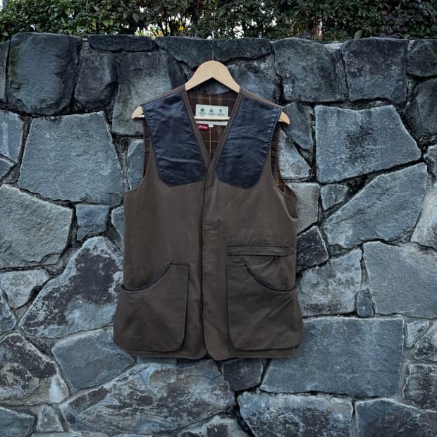 바버 Barbour 하이무어 왁스 스포츠 베스트 