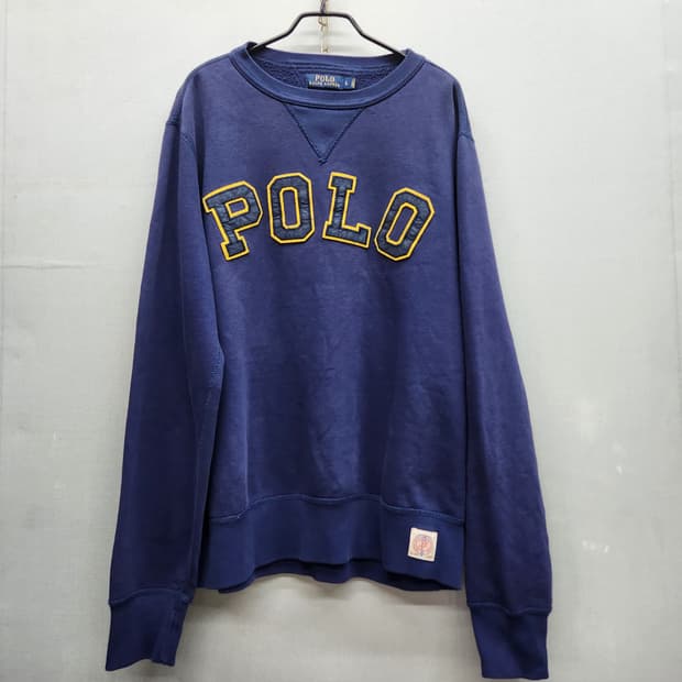 폴로랄프로렌 아치 빅로고 패치 맨투맨 L(XL)