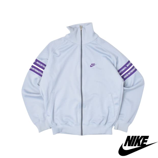 90s 나이키 인터내셔널 져지 트랙탑 집업 자켓 L