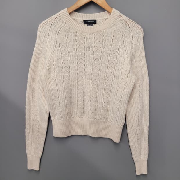 Club Monaco 클럽 모나코 크루넥 케이블 니트 스웨터 