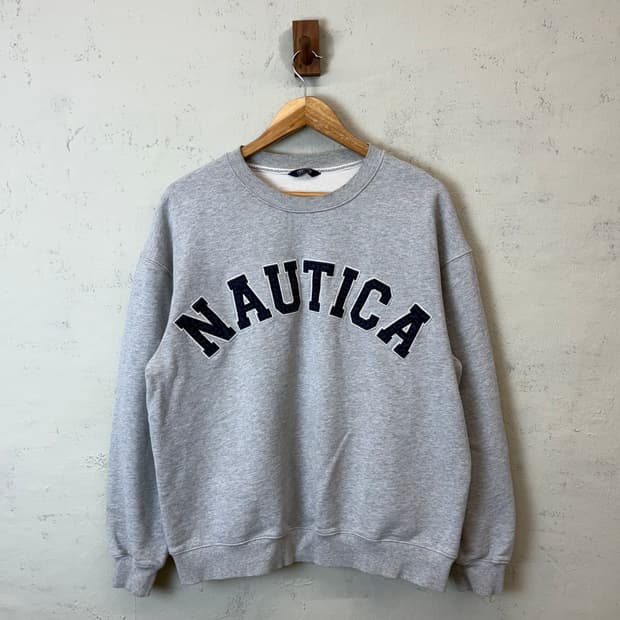 노티카 빈티지 컬렉션 아치로고 스웻셔츠