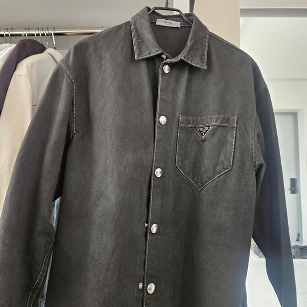 프라다 데님셋업