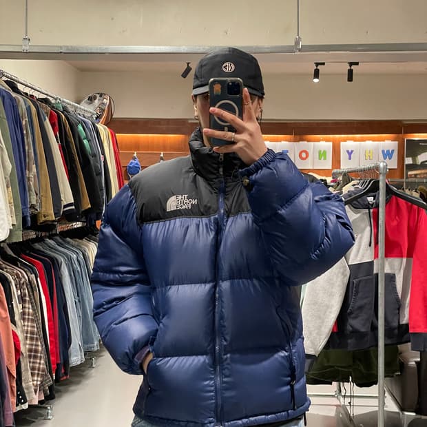 노스페이스 700 눕시 패딩  