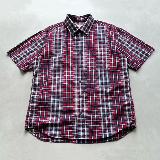 [L-XL]맥그리거 McGregor 체크 반팔 셔츠