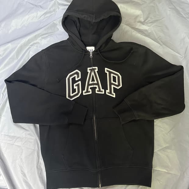 갭 GAP 후드집업 블랙