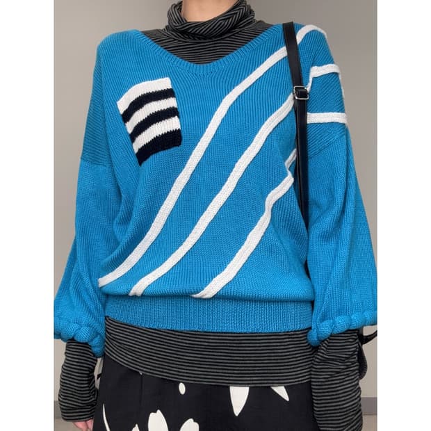 빈티지 유니크 니트