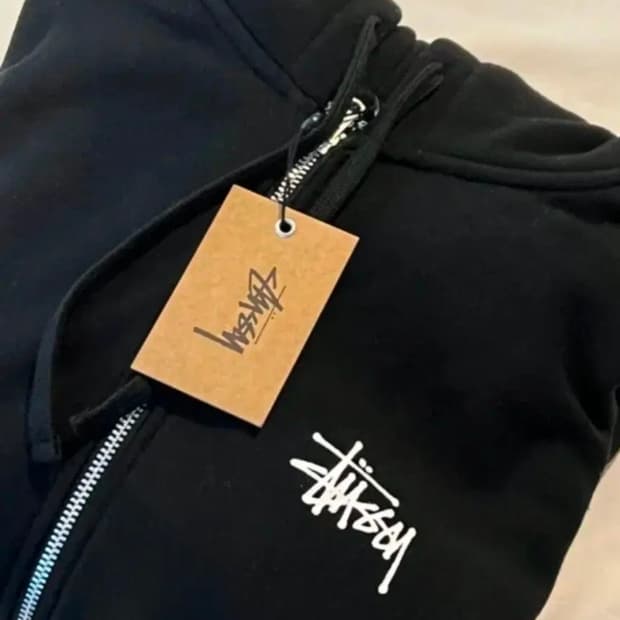 스투시  후드 집업