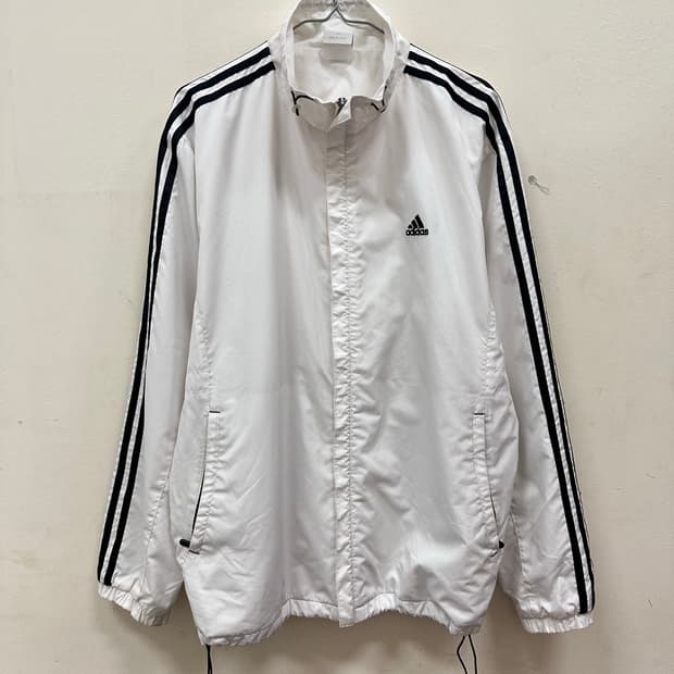 아디다스 흰검 바람막이 집업