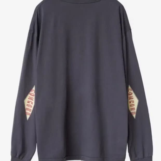 [3] 폴리테루 엘보우 콩코드 롱슬리브 퍼플 그레이