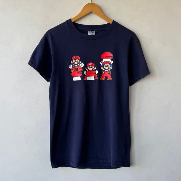 00s 마리오 프로모 티셔츠