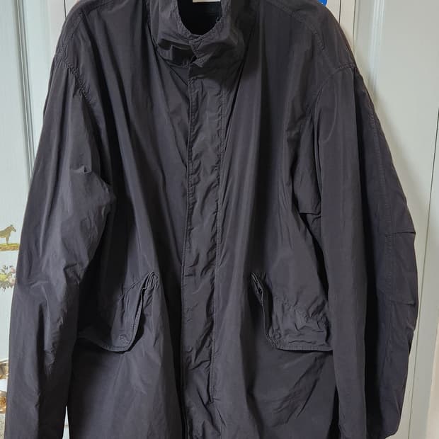 aton 25fw short mods coat 블랙 6사이즈