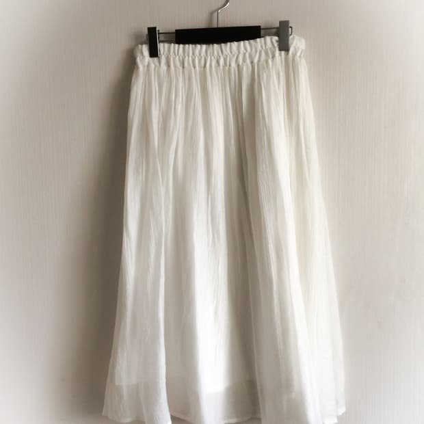 White long skirt