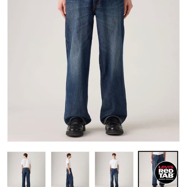 리바이스 프리미엄 578 배기 진 0045 34x32