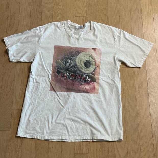 Supreme Braces T-shirt White 반팔티