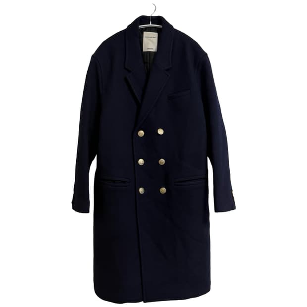 앤더슨벨 더블 브레스티드 울 코트