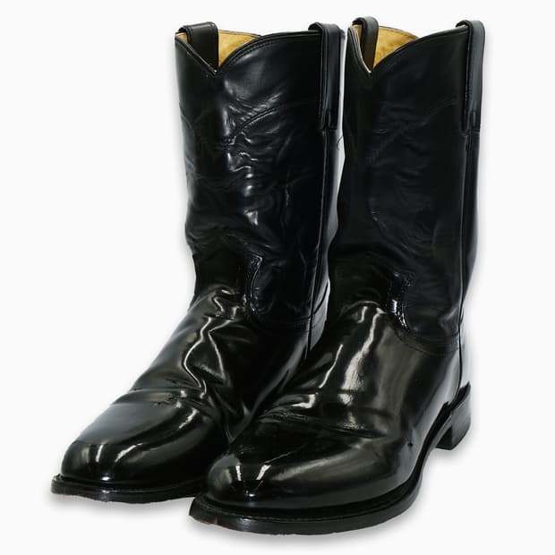 빈티지 저스틴 웨스턴 레더 부츠 9D(270)사이즈 BT27017