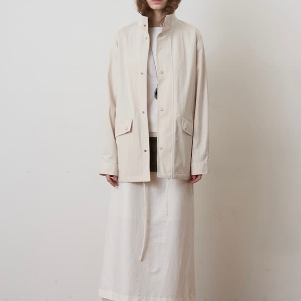 프롬웨얼 스탠드 스트링자켓 트렌치 fromwhere