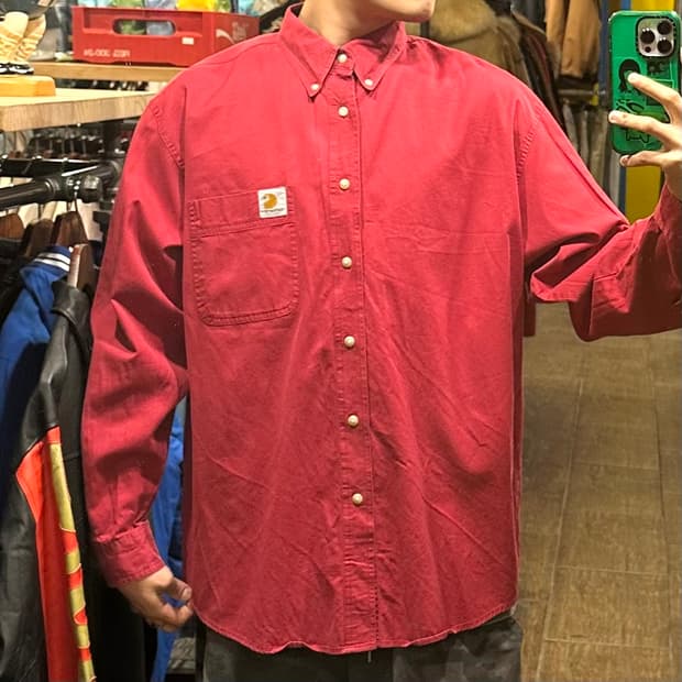 [HI] 칼하트 셔츠 레드