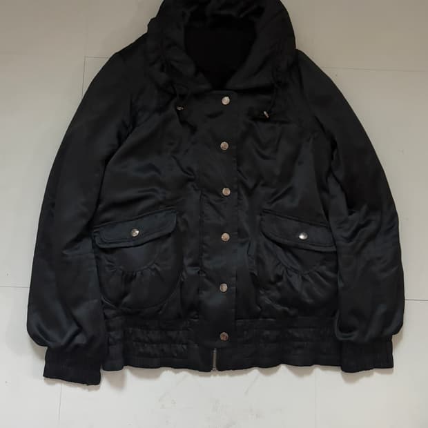 • black satin jumper